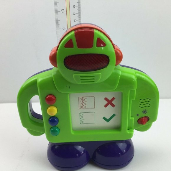 Green Robot Kid Toy Game Educational Learning Math Seasons Time Phonics Sorting - Picture 6 of 12